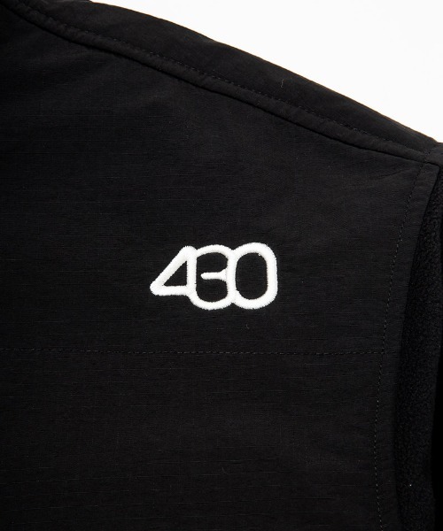 430(フォーサーティ)の「mj10169-PRTC FLEECE FULL ZIP JACKET フリースジャケット(その他アウター・メンズ・ブラック・0/1/2/3)」の7枚目の写真