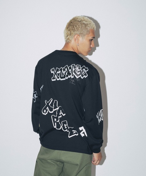 大人気 早い者勝ち XLARGE STREET VANDALISM L/S TEE デザイン◎ XLARGE tシャツ STREET VANDALISM L/S TEE メンズ レディース