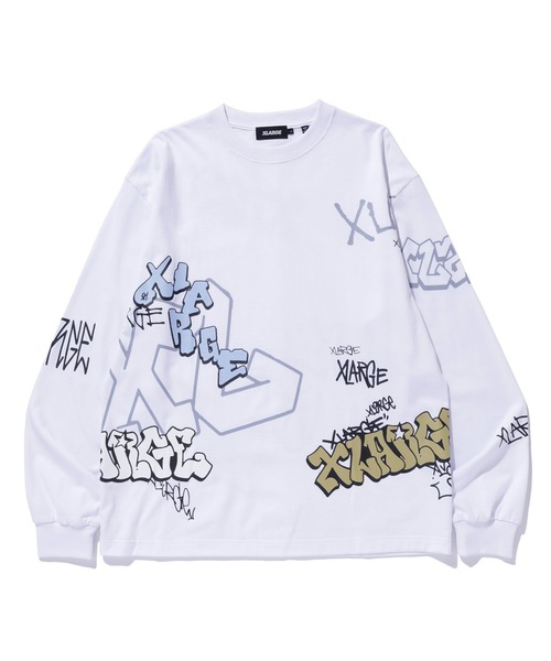 大人気 早い者勝ち XLARGE STREET VANDALISM L/S TEE デザイン◎ XLARGE tシャツ STREET VANDALISM L/S TEE メンズ レディース