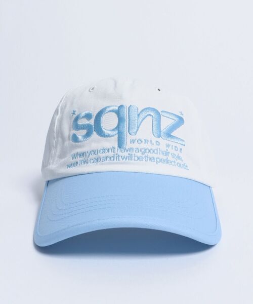 新色追加【sqnz（エスキュンズ）】sqnz logo cap / ロゴ ベース
