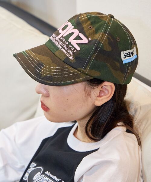 新色追加【sqnz（エスキュンズ）】sqnz logo cap / ロゴ ベース