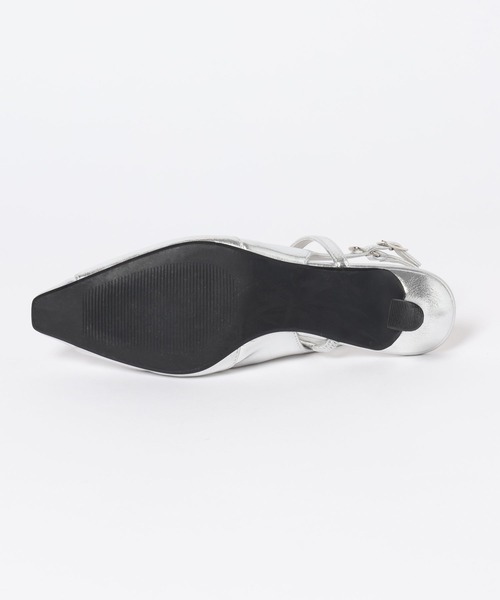 PAGEBOY(ページボーイ)の「レースアップミュール(パンプス・レディース・ダークグリーン/シルバー・MEDIUM/LARGE)」の13枚目の写真