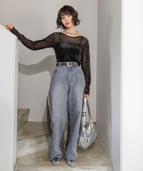 PAGEBOY(ページボーイ)の「レースアップミュール(パンプス・レディース・ダークグリーン/シルバー・MEDIUM/LARGE)」の6枚目の写真