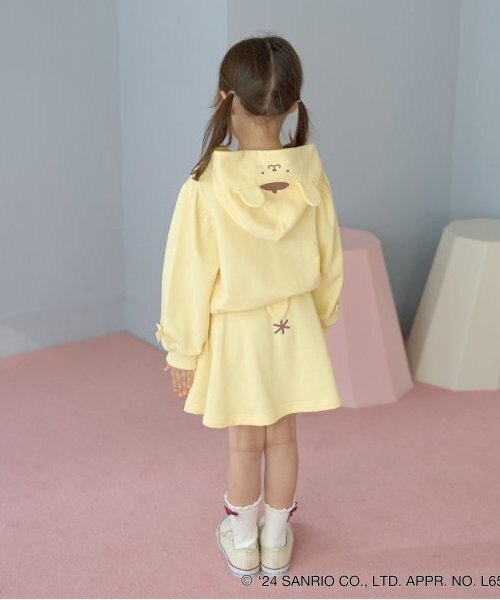 Lycee mine(リセマイン)の「【サンリオキャラクターズ】変身パーカ&フレアスカートセットアップ(アンサンブル・キッズ・ブラック/クリーム/ラベンダー・100cm/140cm/130cm/120cm/110cm)」の2枚目の写真