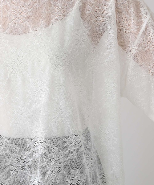 LEPSIM（レプシィム）の「レースロンT　140911（Tシャツ/カットソー・レディース・オフホワイト/ブラック・FREE）」の21枚目の写真