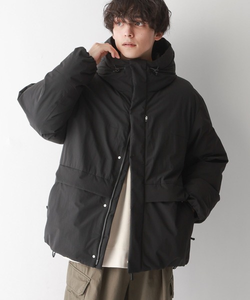 セール】【AIRTHERMAL/高機能中綿】切り替えマウンテンパーカー/フード
