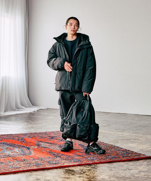 セール】【AIRTHERMAL/高機能中綿】切り替えマウンテンパーカー/フード