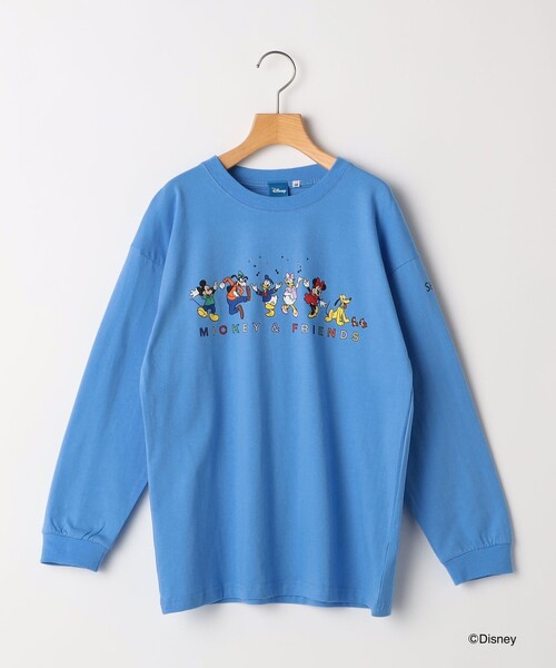 【セール】SHIPS KIDS:140cm / ディズニー / 長袖 TEE（Tシャツ/カットソー）｜SHIPS（シップス）
