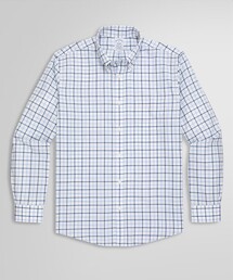 ストレッチコットンツイル チェック カジュアルシャツ Regular Fit