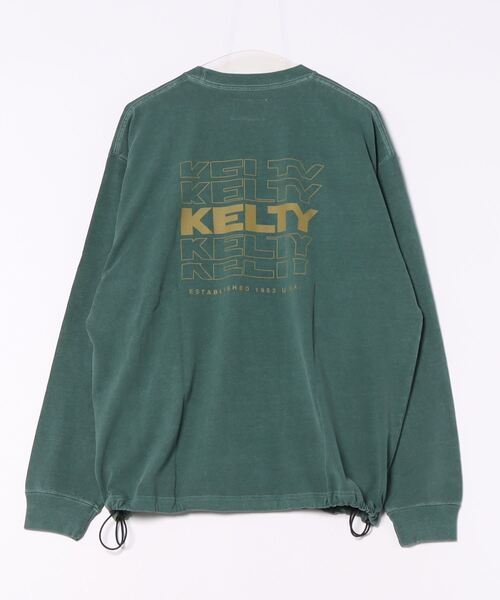KELTY(ケルティ)の「【KELTY】Back Typo Logo L/S T-shirt KE24213102(Tシャツ/カットソー・メンズ・ダークグリーン/レッド系2/ブラック/アイボリー/ヘザーグレー/ネイビー・L/M)」の7枚目の写真