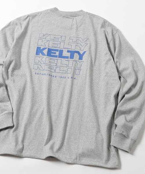 KELTY(ケルティ)の「【KELTY】Back Typo Logo L/S T-shirt KE24213102(Tシャツ/カットソー・メンズ・ダークグリーン/レッド系2/ブラック/アイボリー/ヘザーグレー/ネイビー・L/M)」の3枚目の写真