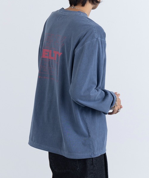 KELTY(ケルティ)の「【KELTY】Back Typo Logo L/S T-shirt KE24213102(Tシャツ/カットソー・メンズ・ダークグリーン/レッド系2/ブラック/アイボリー/ヘザーグレー/ネイビー・L/M)」の19枚目の写真