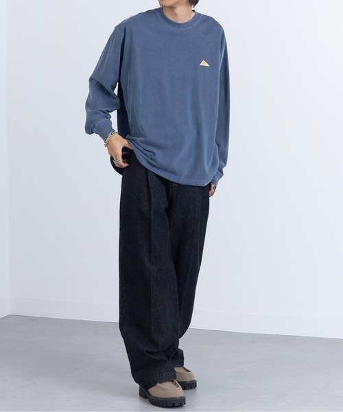 KELTY(ケルティ)の「【KELTY】Back Typo Logo L/S T-shirt KE24213102(Tシャツ/カットソー・メンズ・ダークグリーン/レッド系2/ブラック/アイボリー/ヘザーグレー/ネイビー・L/M)」の21枚目の写真