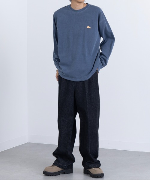 KELTY(ケルティ)の「【KELTY】Back Typo Logo L/S T-shirt KE24213102(Tシャツ/カットソー・メンズ・ダークグリーン/レッド系2/ブラック/アイボリー/ヘザーグレー/ネイビー・L/M)」の22枚目の写真
