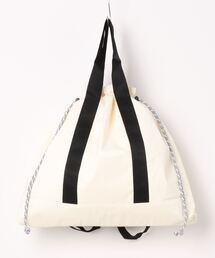 LOSUCA（ロスカ）の「撥水加工付き 3wayナップサック / ショルダーバッグ トートバッグ ハンドバッグ リュック 多収納 大容量 スクールバッグ カジュアル 通勤 通学 マザーズバック ナチュラル フレンチ シティガール（バックパック/リュック）」