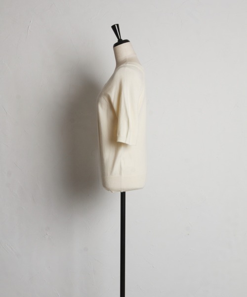 tocco closet（トッコ　クローゼット）の「【ZOZO限定】アンサンブルカーディガン（カーディガン/ボレロ・レディース・オフホワイト/ブラック/ブルーグレー/ピンク・M）」の12枚目の写真