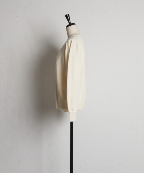 tocco closet（トッコ　クローゼット）の「【ZOZO限定】アンサンブルカーディガン（カーディガン/ボレロ・レディース・オフホワイト/ブラック/ブルーグレー/ピンク・M）」の19枚目の写真