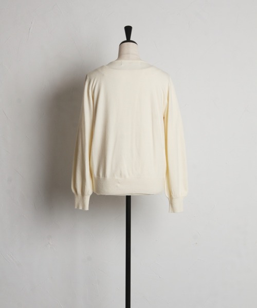 tocco closet（トッコ　クローゼット）の「【ZOZO限定】アンサンブルカーディガン（カーディガン/ボレロ・レディース・オフホワイト/ブラック/ブルーグレー/ピンク・M）」の20枚目の写真