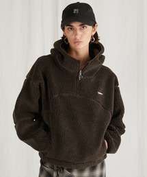 ボアハーフジップフーディ/Boa Half Zip Hoodie