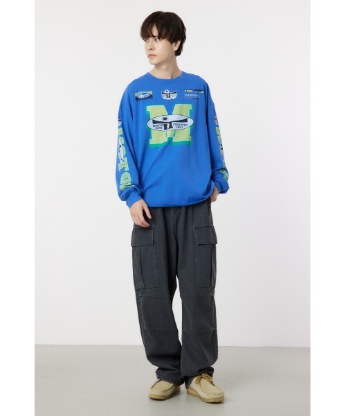 RODEO CROWNS WIDE BOWL(ロデオクラウンズワイドボウル)の「INTREPID YOUTH MOTOR L/S Tシャツ(Tシャツ/カットソー・レディース・オフホワイト/ブルー/ブラック/イエロー・MEDIUM/LARGE)」の14枚目の写真