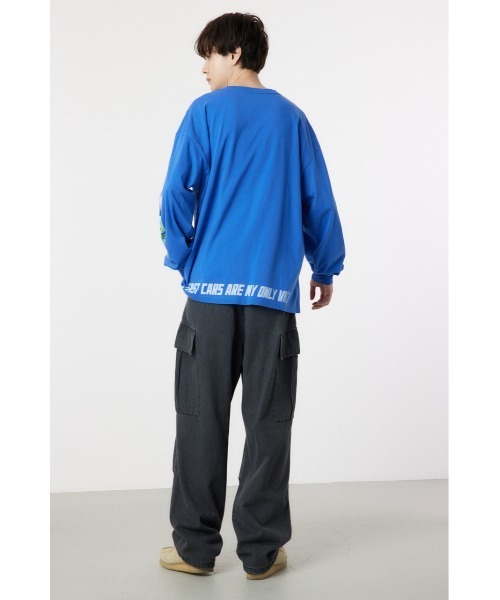 RODEO CROWNS WIDE BOWL(ロデオクラウンズワイドボウル)の「INTREPID YOUTH MOTOR L/S Tシャツ(Tシャツ/カットソー・レディース・オフホワイト/ブルー/ブラック/イエロー・MEDIUM/LARGE)」の15枚目の写真