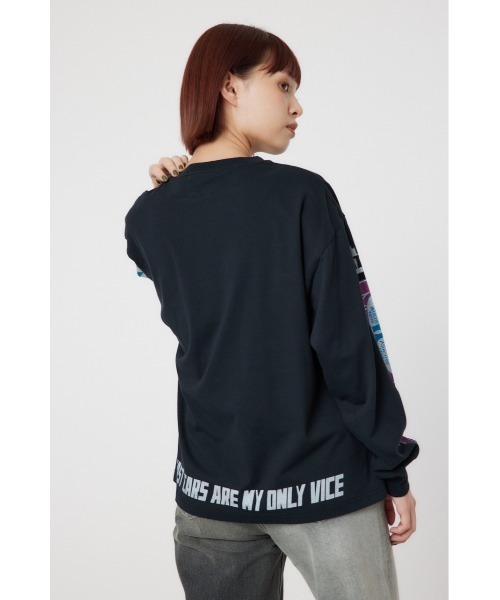 RODEO CROWNS WIDE BOWL(ロデオクラウンズワイドボウル)の「INTREPID YOUTH MOTOR L/S Tシャツ(Tシャツ/カットソー・レディース・オフホワイト/ブルー/ブラック/イエロー・MEDIUM/LARGE)」の19枚目の写真