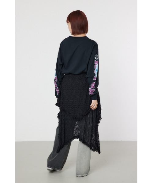 RODEO CROWNS WIDE BOWL(ロデオクラウンズワイドボウル)の「INTREPID YOUTH MOTOR L/S Tシャツ(Tシャツ/カットソー・レディース・オフホワイト/ブルー/ブラック/イエロー・MEDIUM/LARGE)」の21枚目の写真