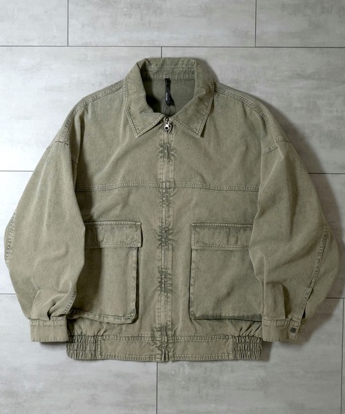 専用　sirone ジャケット セール】vintage like sulfur dye twill A-2 jacket/ヴィンテージ