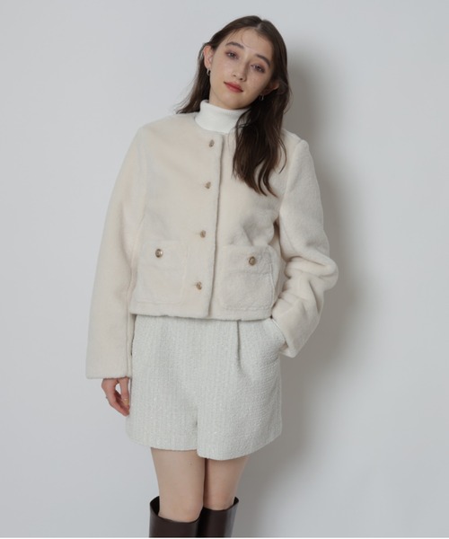 Rirandture(リランドチュール)の「ツィードショートパンツ(その他パンツ・レディース・オフホワイト/ブラック・1/2/0)」の11枚目の写真