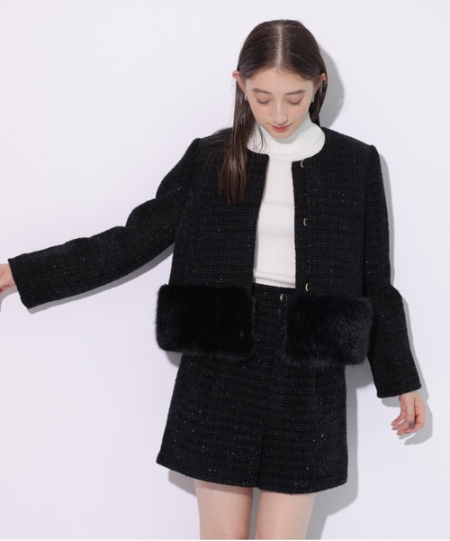 Rirandture(リランドチュール)の「ツィードショートパンツ(その他パンツ・レディース・オフホワイト/ブラック・1/2/0)」の20枚目の写真