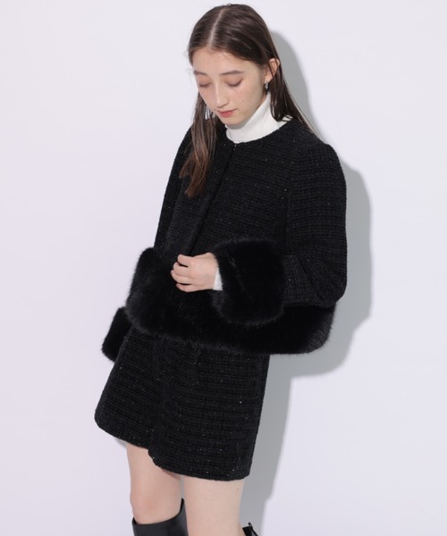 Rirandture(リランドチュール)の「ツィードショートパンツ(その他パンツ・レディース・オフホワイト/ブラック・1/2/0)」の5枚目の写真