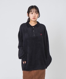 【Beverly Hills Polo Club/ビバリーヒルズポロクラブ】シャギーポロニット