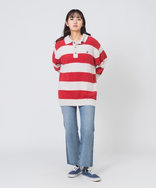Beverly Hills Polo Club（ビバリーヒルズポロクラブ）シャギーポロニット Beverly Hills Polo Club（ビバリーヒルズポロクラブ）シャギー