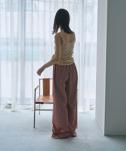 売り切り値下げmarjour マージュール BELTED PANTS DRESS セール】DAMASK PANTS（その他パンツ）｜marjour（マージュール
