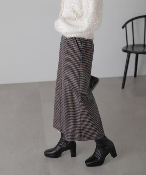 ◇フロントジップナロースカート スカート 