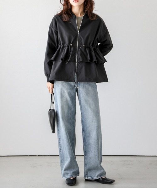 AMELY（エミリー）の「フリルデザインライトブルゾン（ブルゾン）」 - WEAR