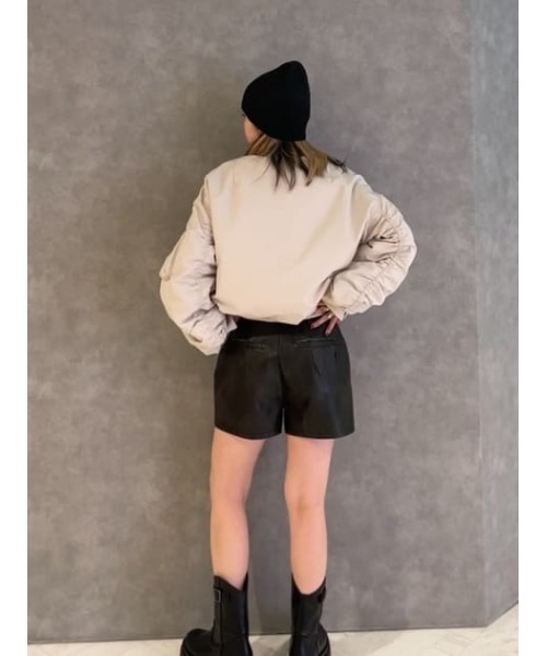 LAGUAGEM ショートパンツ FAUX LEATHER COMPACT ショートパンツ（その他パンツ）｜LAGUA