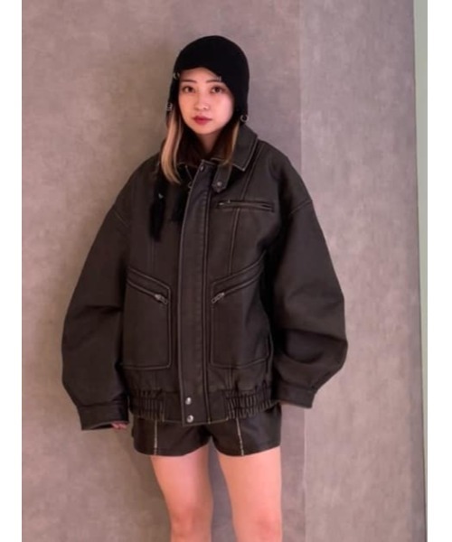 FAUX LEATHER COMPACT ショートパンツ（その他パンツ）｜LAGUA GEM