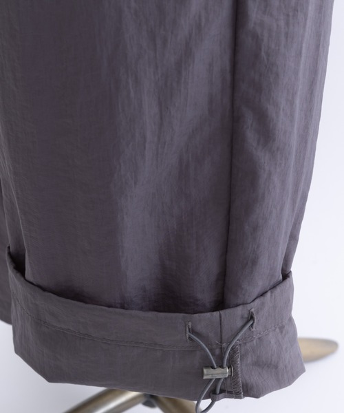 EN NEUME（エンノイム）の「【Set Up】Nylon Twill Cargo Pants（カーゴパンツ・レディース・ブラック/グレー/モカ・FREE）」の5枚目の写真