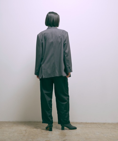 EN NEUME（エンノイム）の「【Set Up】Nylon Twill Cargo Pants（カーゴパンツ・レディース・ブラック/グレー/モカ・FREE）」の16枚目の写真