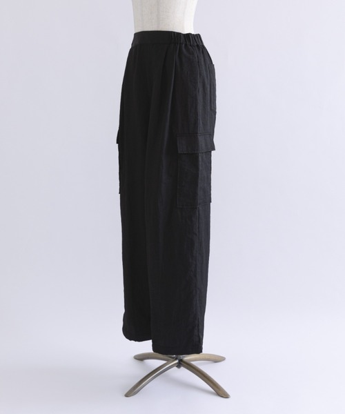 EN NEUME（エンノイム）の「【Set Up】Nylon Twill Cargo Pants（カーゴパンツ・レディース・ブラック/グレー/モカ・FREE）」の7枚目の写真