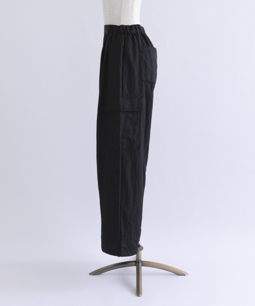 EN NEUME（エンノイム）の「【Set Up】Nylon Twill Cargo Pants（カーゴパンツ・レディース・ブラック/グレー/モカ・FREE）」の8枚目の写真