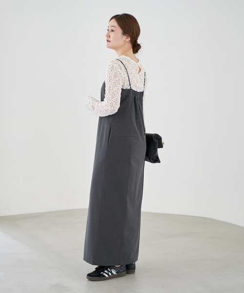 追加2》ペイズリー ストレッチレースプルオーバー（Tシャツ/カットソー