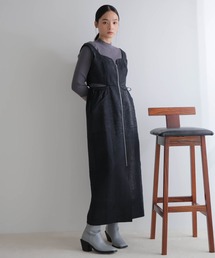 LADYMADE（レディメイド）の「フロントジップサイドリボンジャンスカ（ジャンパースカート）」