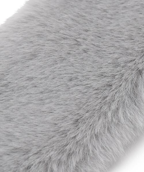 SHOO・LA・RUE（シューラルー）の「◆上品に大人可愛く マグネットフェイクファープチティペット（ストール/ショール・レディース・アイボリー/ブラック/ブラウン系その他/グレー・00）」の7枚目の写真