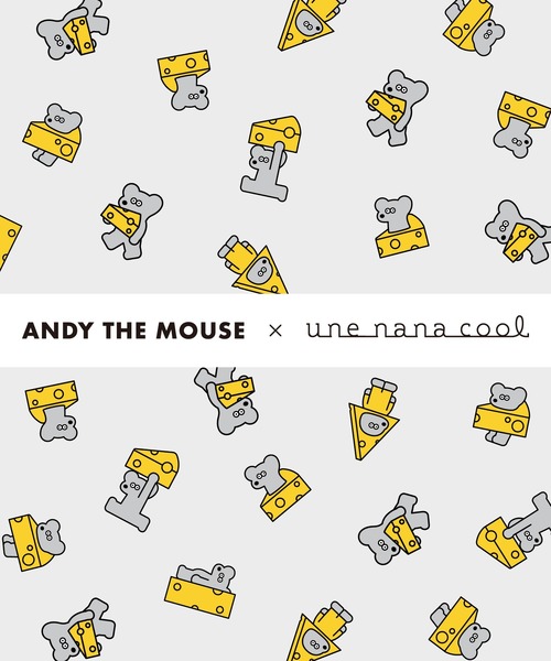 une nana cool（ウンナナクール）の「MADE WITH ねずみのANDY 綿混裏起毛あったかシャツ（インナーウェア/肌着・レディース・ブラック/キナリ・L/M）」の6枚目の写真