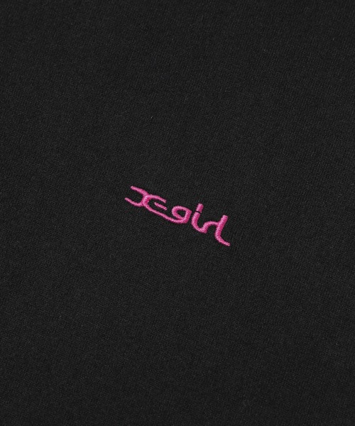 X-girl（エックスガール）の「FACE S/S TEE（Tシャツ/カットソー・レディース・ホワイト/ブラック/ピンク・S/M/L）」の8枚目の写真