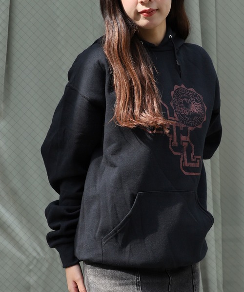 FRUIT OF THE LOOM（フルーツオブザルーム）の「FRUIT OF THE LOOM/フルーツオブザルーム FTL RETRO LOGO HOODIE フーディー スウェット トレーナー 2026年秋冬 秋服（パーカー・メンズ・ネイビー/ブラック/グレー・XL/L/M）」の16枚目の写真