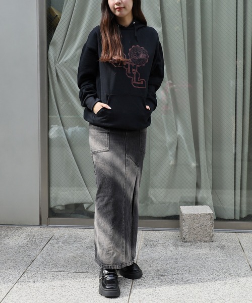 FRUIT OF THE LOOM（フルーツオブザルーム）の「FRUIT OF THE LOOM/フルーツオブザルーム FTL RETRO LOGO HOODIE フーディー スウェット トレーナー 2026年秋冬 秋服（パーカー・メンズ・ネイビー/ブラック/グレー・XL/L/M）」の14枚目の写真
