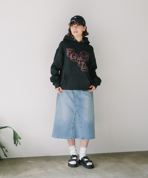 FRUIT OF THE LOOM（フルーツオブザルーム）の「FRUIT OF THE LOOM/フルーツオブザルーム FTL RETRO LOGO HOODIE フーディー スウェット トレーナー 2026年秋冬 秋服（パーカー・メンズ・ネイビー/ブラック/グレー・XL/L/M）」の20枚目の写真